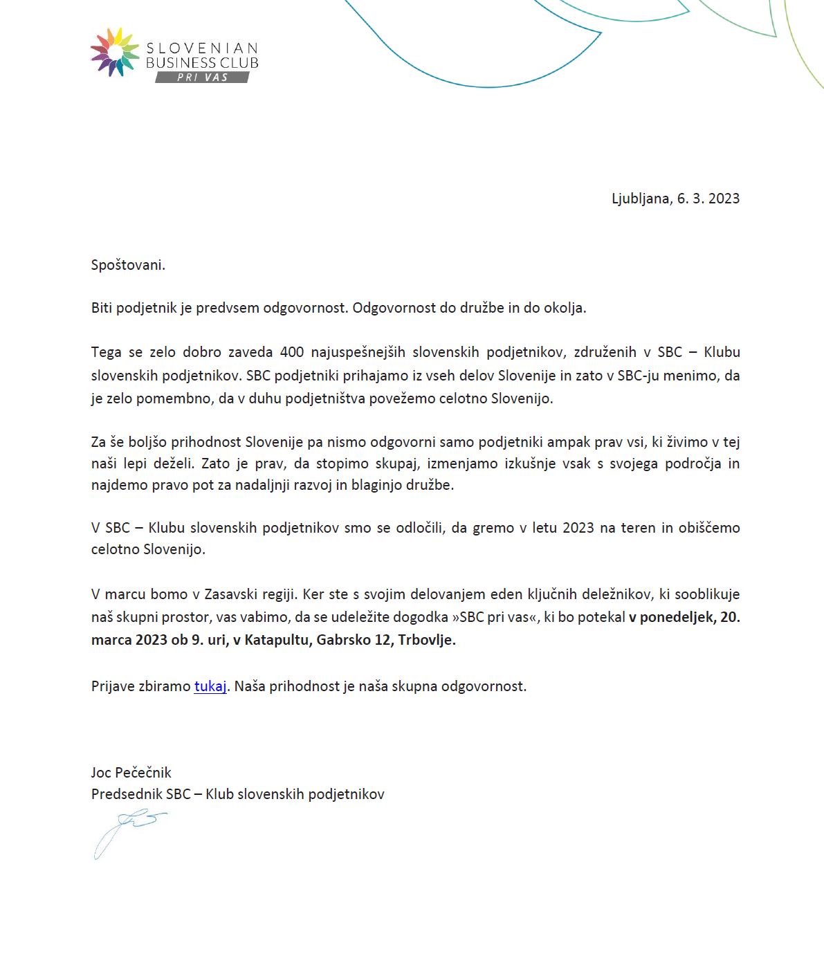Vabilo sbc